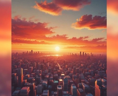 Satoshi's Sunset View | Lo-Fi World Relaxing Tunes
