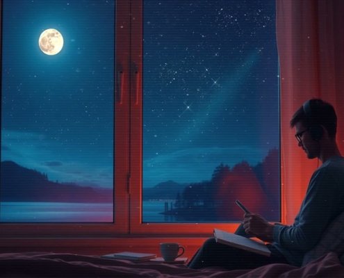 Muted Moonlight