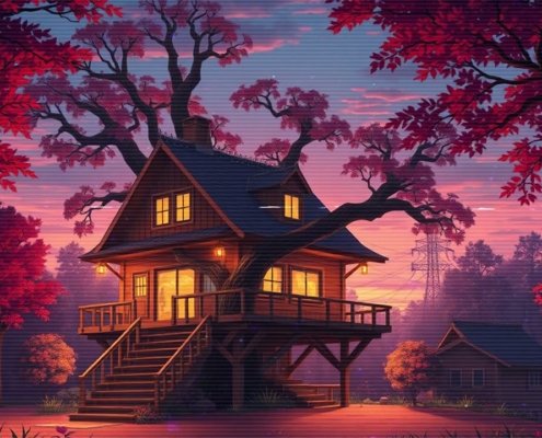 Rustic Cascade