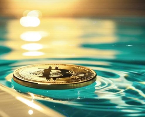 Bitcoin Sunset Cinematic Harmony