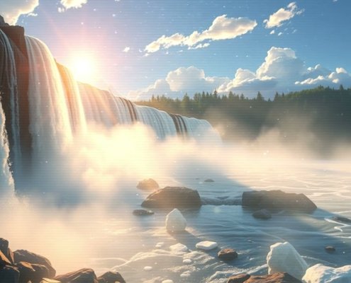 Bitcoin Waterfall, Limitless Lofi Beat